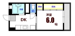 広島県広島市西区三篠町2【マンション】の間取り