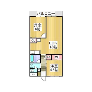 ニューシティハイム【3階】の間取り