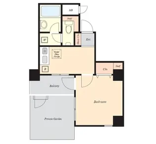 ライオンズマンション蓮沼第2【1階】の間取り