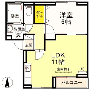 グリーンヒル【2階】の間取り