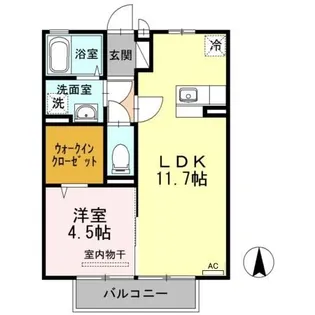 グランパルク【2階】の間取り