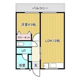 ハイツむすぶ【3階】の間取り