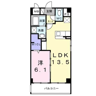 maisontrustone【1階】の間取り