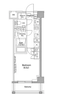 ザ・パークハビオ神泉【2階】の間取り