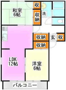 P-アーク24【2階】の間取り