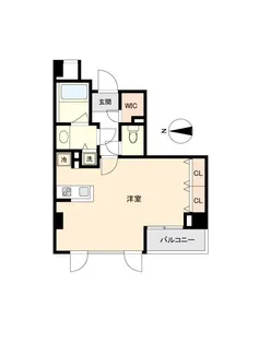 東京都中野区中央1【マンション】の間取り