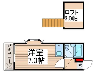 エレメンツ上福岡【2階】の間取り
