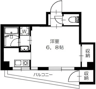 井の頭8号館【4階】の間取り
