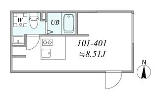 trias185【3階】の間取り