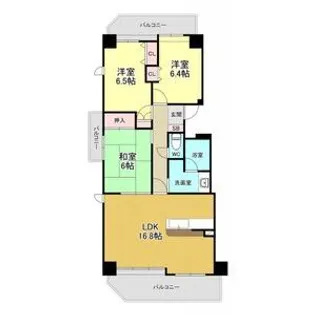 愛知県名古屋市千種区幸川町3【マンション】の間取り