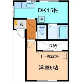 ウエストIII【1階】の間取り