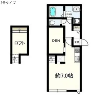 ポルトボヌール千里山【1階】の間取り