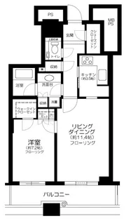 THE TOKYO TOWERS シータワー【6階】の間取り