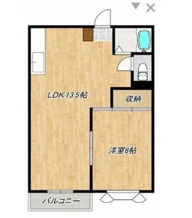 メゾンミユキC【2階】の間取り