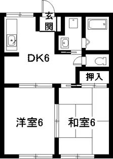 愛知県犬山市富岡新町3【アパート】の間取り