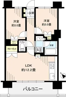 ミハマシティ検見川浜I街区【9階】の間取り