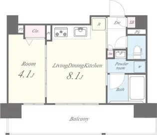 セイワパレス玉造駅前【7階】の間取り
