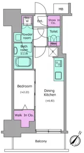 アーバネックス日本橋茅場町【4階】の間取り