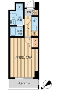 HF葛西レジデンス【3階】の間取り