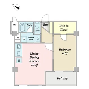 エトアール代々木【3階】の間取り