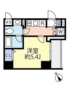 グランヴァン元住吉【2階】の間取り