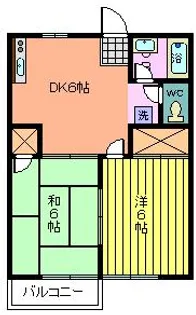 メゾンマキ第1【2階】の間取り