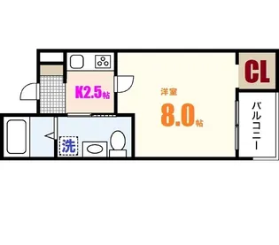 reve上安【2階】の間取り