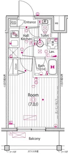 ガーラ・クレスタ横濱関内【3階】の間取り