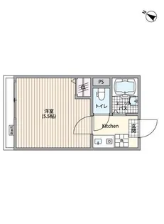 アーバングレイス五反野II【2階】の間取り