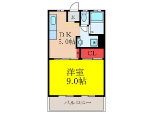 松林マンションの間取り