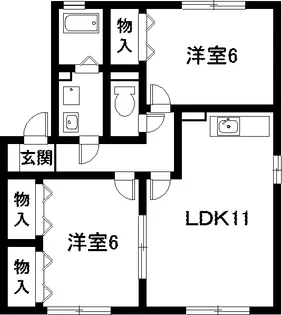 フロイデンハイム【1階】の間取り