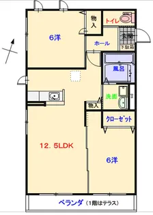 R.Residence【2階】の間取り