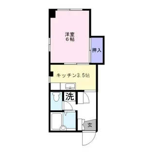 セントラルタウンマンション【2階】の間取り