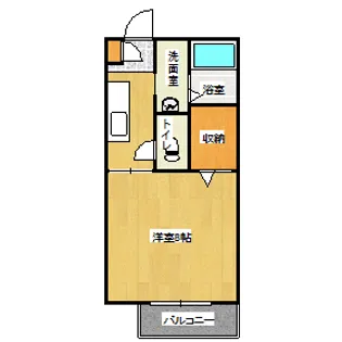 ビバーチェナラバラ【1階】の間取り