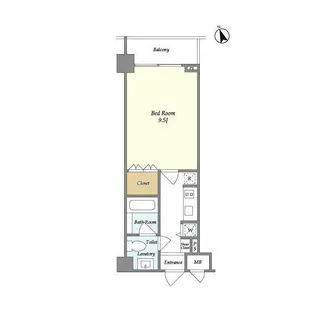 NONA PLACE渋谷富ヶ谷【1階】の間取り