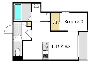 REGALEST出石町【1階】の間取り