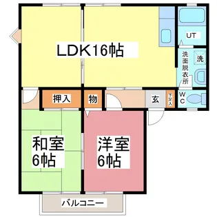 サンガーデン21【1階】の間取り