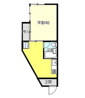 メゾン三陽【1階】の間取り