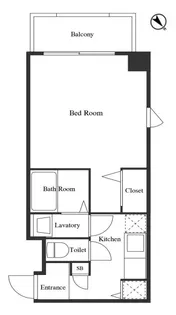 レジデンス昭和【6階】の間取り