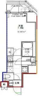 S-RESIDENCE文京小石川【6階】の間取り