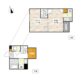 ADC京塚レガーロ【1階】の間取り