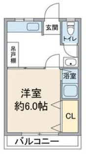 岡田荘【2階】の間取り