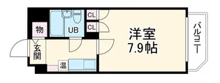 アクシルコート京都二条イースト【10階】の間取り