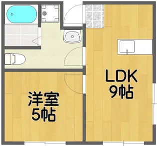 コーポレモン【2階】の間取り