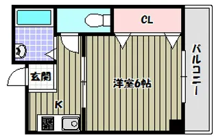 森井マンション【2階】の間取り
