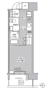 セントラーレ新城【2階】の間取り
