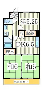 飯田マンション【2階】の間取り