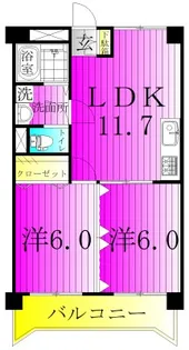 サンハイツ鈴木【3階】の間取り