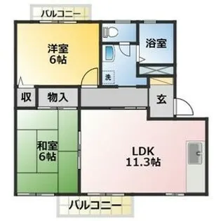 Maison de Moer AB【2階】の間取り