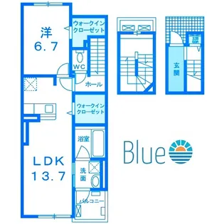 コレットI【3階】の間取り
